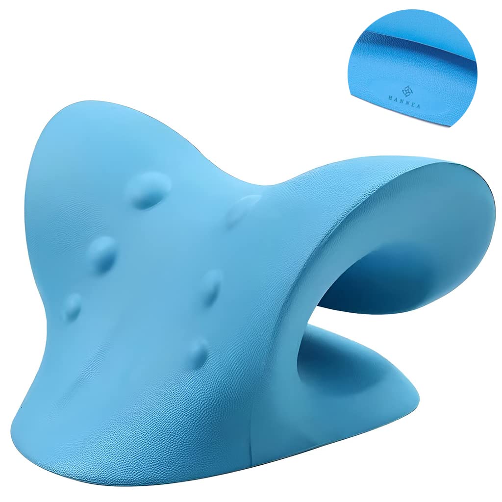 HANNEA Neck Massage Cervical Pillow Traction Device, Shoulder Relaxer, Fast Pain Relief, Melts Away Muscle Knots, Trigger Point, Tension, Stretcher, Chiropractic Acupressure Pillow HANNEA Neck Massage Cervical Pillow Traction Device, Shoulder Relaxer, Fast Pain Relief, Melts Away Muscle Knots, Trigger Point, Tension, Stretcher, Chiropractic Acupressure Pillow